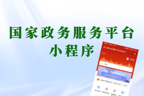 國家政務服務平臺小程序實現全國政務一網通辦